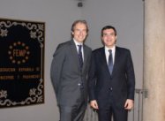 Íñigo de la Serna y José Luis Ayllón, tras la reunión.